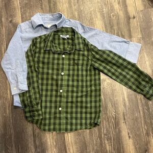2 Kids XS Button Down Long Sleeve Shirts